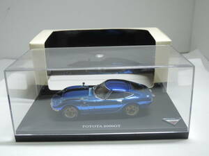 ☆未開封・京商ONLY ONE PROJECT☆Kyosho 1/43 TOYOTA 2000GT Blue chrome・240501