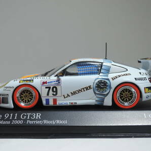 ☆1円始・絶版レアHERMES☆PMA 1/43ポルシェ Porsche 911 GT3R #79 LeMans 2000 Perspective Racing・240501の画像4