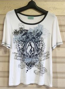 レディース★to the angel★Tシャツ　L　白地　中古品