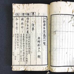 Y098 ◆江戸名家 墓所一覧◆江都名家 地誌 お墓 墓録 歴史 史料 江戸 時代物 木版 骨董 古美術 古典籍 古文書 和本 古書の画像4