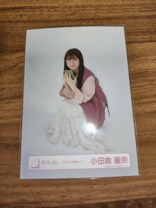 櫻坂46　小田倉麗奈　読書コーデ　生写真　座り