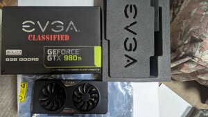 EVGA GeForce GTX 980 Ti CLASSIFIED GAMING ACX 2.0+ グラフィックボード NVIDIA