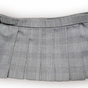 【e204】丈25制服スカート チェックプリーツ JKコスプレ衣装 マイクロミニ の画像2