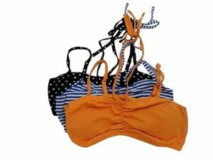 SI6794* new goods bra 3 point set size L orange, black, white strap adjustment possibility removed possibility ... type postage 510 jpy 