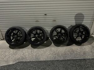 美品YOKOHAMA ADVAN Racing RG-3 18インチ 8J+47 8.5J+45 PCD100 ATRスポーツ 205/40R18 215/40R18 溝有 計4本 アドバンレーシング 86 BRZ 