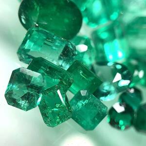 L05-0009 天然エメラルドルース 約 50ct 10g ( エメラルドemerald ルース 裸石 宝石 ベリル 緑玉 jewelry )