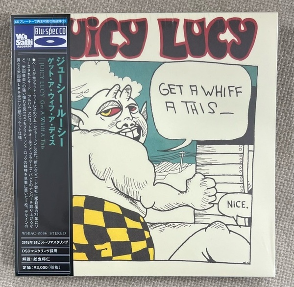 新品【紙ジャケ国内Blu-specCD】JUICY LUCY ジューシー・ルーシー ゲット・ア・ウィフ・ア・ディス WSBAC0086