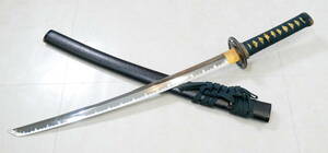 ▲(R605-B189)模造刀 全長約68.5cm コスプレ 小道具 日本刀 武具 刀剣 レプリカ 龍彫刻