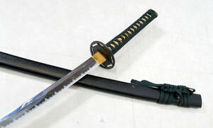 ▲(R605-B188)模造刀 全長約100cm コスプレ 小道具 日本刀 武具 刀剣 レプリカ 龍彫刻