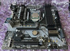 [ free shipping ]Core i5-8400+ASRock Z370M Pro4 used operation goods A548