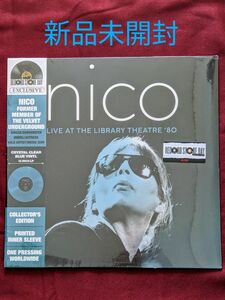 【新品未開封】LIVE AT THE LIBRARY THEATRE '80 NICO ニコ　アナログレコード