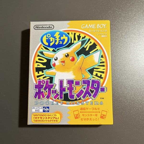 【新品未開封】ポケットモンスターピカチュウ Pokemon Pikachu new GAMEBOY ゲームボーイ Nintendo ポケモン 美品 レア