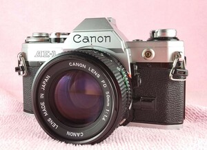 Canon AE-1 Silber New FD 50mm キャノン　シャッター確認済