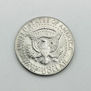 ☆アメリカ 1966年 ケネディ ケネディ大統領 ハーフダラー銀貨 50セント銀貨 銀 コイン 外貨 HALF DOLLAR ドル TI ②の画像2