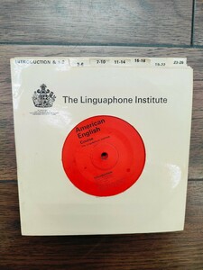 リンガフォン EP レコード 英語 16枚セット The Linguaphone Institute American English 1〜50 アメリカン イングリッシュ まとめて SC