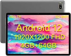 タブレット アンドロイド Android 12 タブレット 10インチ