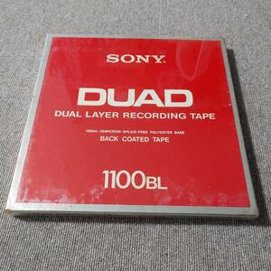 未開封 未使用 ソニー デュアド SONY DUAD-11-1100-BL DUAL LAYER RECODING TAPE オープンリールテープ 管理No.3
