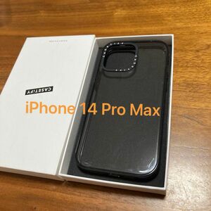 CASETiFY インパクト iPhone 14 Pro Max ケース グロッシー ブラック