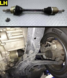 B/DE20#FIAT 500 ABA-31209 ( Fiat chin ke changer to2013y)# left front drive shaft LH 51955482 ( left Ftsu Ine a turbo /AT car 