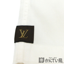 19588 LOUIS VUITTON【ルイ・ヴィトン】半袖シャツ コットン100％ Lサイズ ホワイト系 トップス メンズ【中古】USED-B_画像7