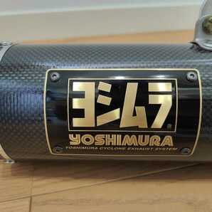 ◆美品♪ マフラー GP-MAGNUM カーボンサイレンサー サイクロン ヨシムラ 機械曲 GROM グロム JC92 yoshimura バイク 二輪 ホンダ HONDAの画像2