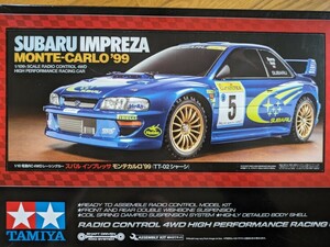 タミヤ 電動RC 1/10 スバルインプレッサモンテカルロ’99 未塗装ボディー シャーシ無し 