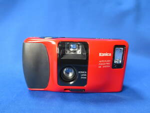 コニカ TOP‘S レッド KONICA LENS 34mm 送料無料!!! 　RED