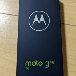 新品　motorola moto g53j 5G 128GB インクブラック SIMフリー