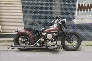  фактически работающий!Harley-Davidson 1959 год FL panhead bo балка стиль Vintage Harley старый машина 