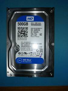 WD HDD 500GB 3.5' 正常品 完全フォーマット済