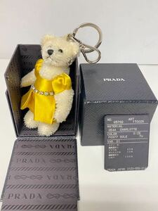 希少モデル　新品　PRADA プラダ　ベアー　キーホルダー　チャーム　正規BOX＆カード付