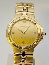 逸品　極美品　金無垢 RAYMOND WEIL レイモンド・ウェイル K18YG　Parsifal　パルシファル　108.1g　メンズ腕時計　18K 750刻印 スイス製_画像1