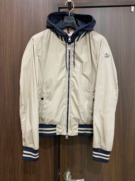 数回・美品　MONCLER　モンクレール　ナイロンパーカー　MARCEL　フーディ　Size2