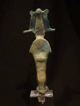 ガンダーラ　エジプト　青銅　オシリス神像_画像4