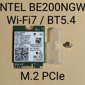 INTEL BE200NGW M.2 Eキー Wi-Fi7 / Bluetooth5.4 コンボカード