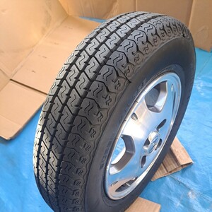 ★HONDA ホンダ純正★　12インチアルミホイール　　&　145/80R12 80/78N　LT 2022年　YOKOHAMA SUPER VAN 356 スペア等に　1本のみ