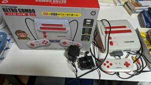 RETRO COMBO RED レトロ コンボ FC/SFC用互換機 他 Nintendo スーパーファミコン ファミコン 任天堂