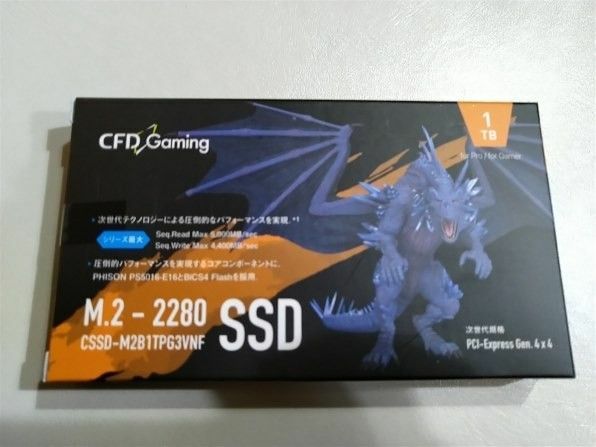 CFD CSSD-M2B1TPG3VNF 1TB Gen4 NVMe 動作確認済 正常判定