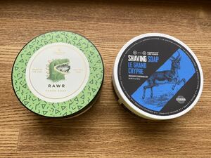Barrister and Mann Le Grand Chypre & Noble Otter Soap Co. RAWR Shaving Soap シェービングソープ２個セット　送料無料