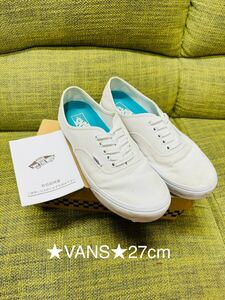 全国配送無料！★vansバンズ★スニーカー　白　ホワイト　27cm