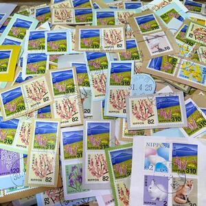  used .310 jpy stamp, paper attaching profit . island 1800 sheets 