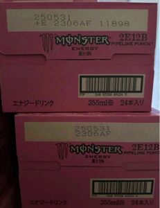 モンスターエナジー パイプライン パンチ 355ml缶 ２箱 48本賞味期限25年5月末