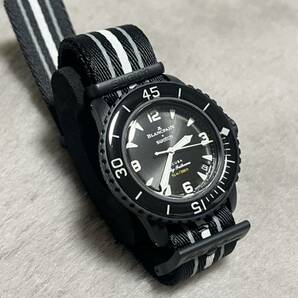 Blancpain x Swatch Ocean of Storms (Bioceramic Scuba Fifty Fathoms / ブランパン スウォッチ フィフティファゾムス)の画像5