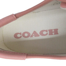 コーチ COACH スニーカー レザー ピンク×ホワイト 35.5 (22.5相当) レディース 4225_画像6