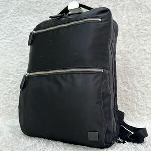 [2. type ] Zero Halliburton rucksack square type backpack rucksack business bag black black ZERO HALLIBURTON high capacity 