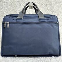 【極美品大容量拡張可】TUMI 2way ブリーフケース ビジネスバッグ ショルダー ブラック 黒 ネイビー 紺 自立 トゥミ 2室自立 2603141BLMN3_画像5