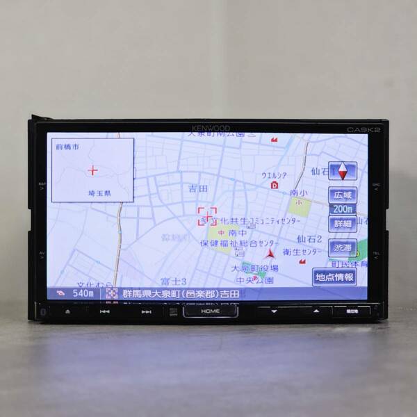 動作確認済★ケンウッド MDV-X500 メモリーナビ CA9K2 地図データ2016 SD.CD,DVD,USB,Bluetooth,IPOD,TV(フルセグ) DTV KENWOOD★B28438★