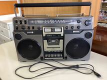 AIWA アイワ ステレオラジオカセットレコーダーTPR-820 本体 ラジカセ ダブルアンテナ FM/AM 音響機器 昭和レトロ 現状品_画像1