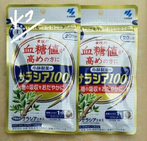 4個 小林製薬 サラシア100 20日分60粒入り