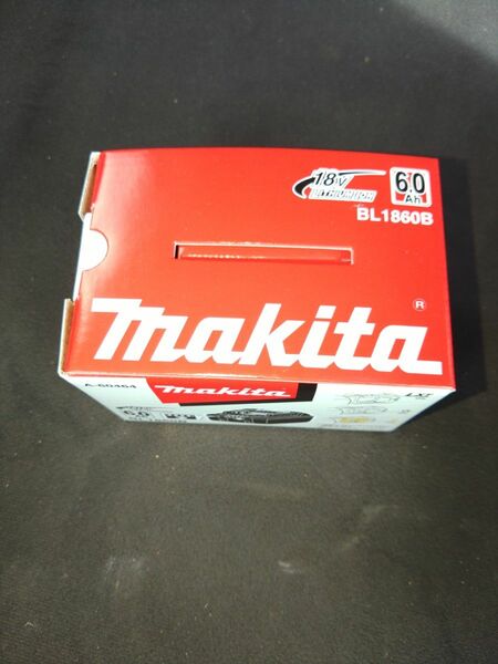 新品　マキタ リチウムイオンバッテリー makita　BL1860B　新品未使用